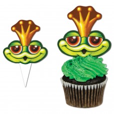 The Beistle Company Princess Frog Cupcake Pick TBCY3683